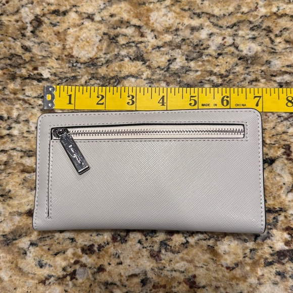 Kate Spade Beige and Light Gray Slim Wallet - Picture 2 of 3
